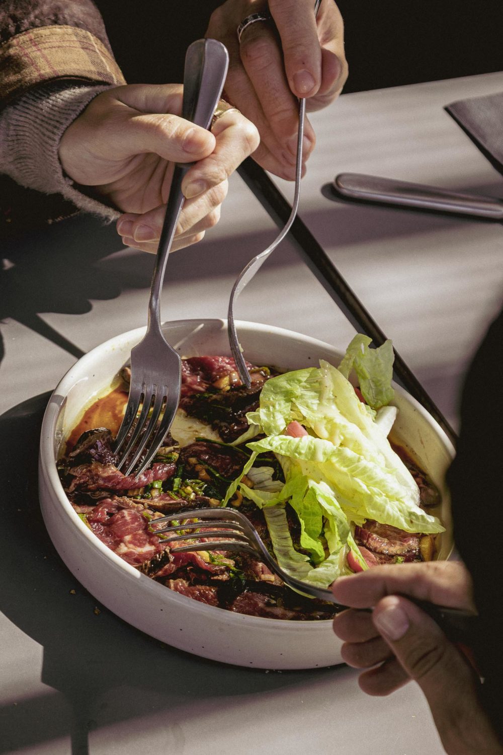 Tataki de bœuf à partager